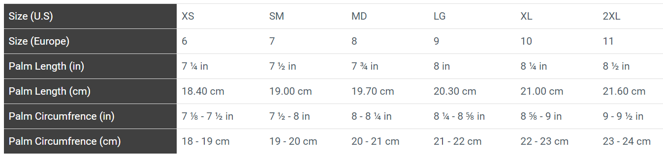 Size guide